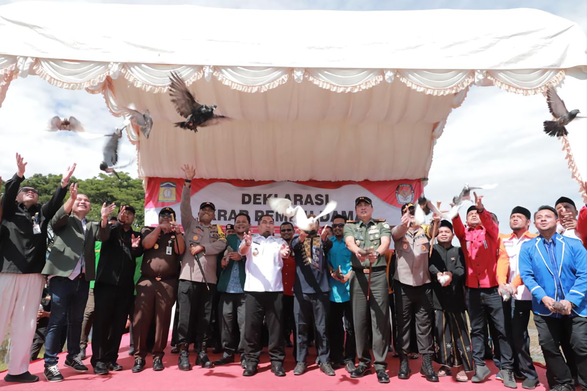 Forkopimda Aceh Besar ikrar pemilu  damai