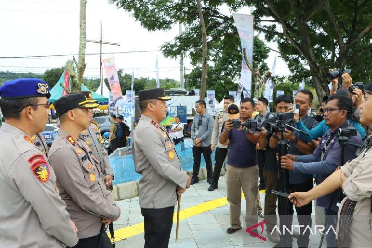 Kapolda cek kesiapan pengamanan event Aquabike Jetski World Championship 2023 di Samosir