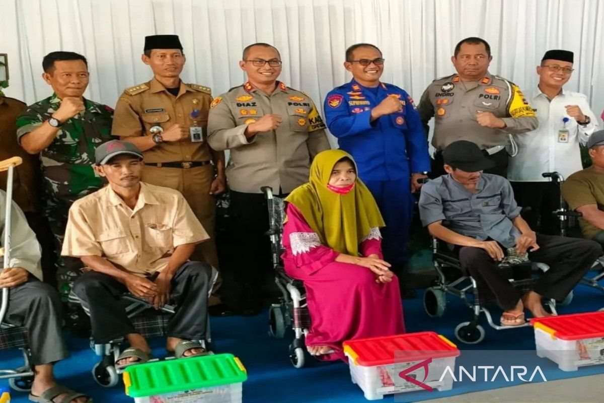 Polres Barito Kuala peduli difabel gunakan hak suara pada pemilu