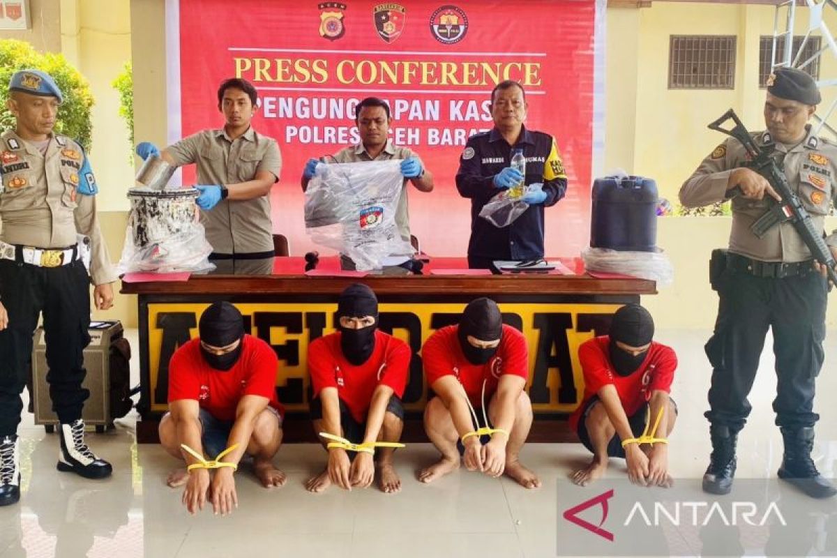 Polres Aceh Barat tangkap sindikat penipuan minyak goreng asal Lampung
