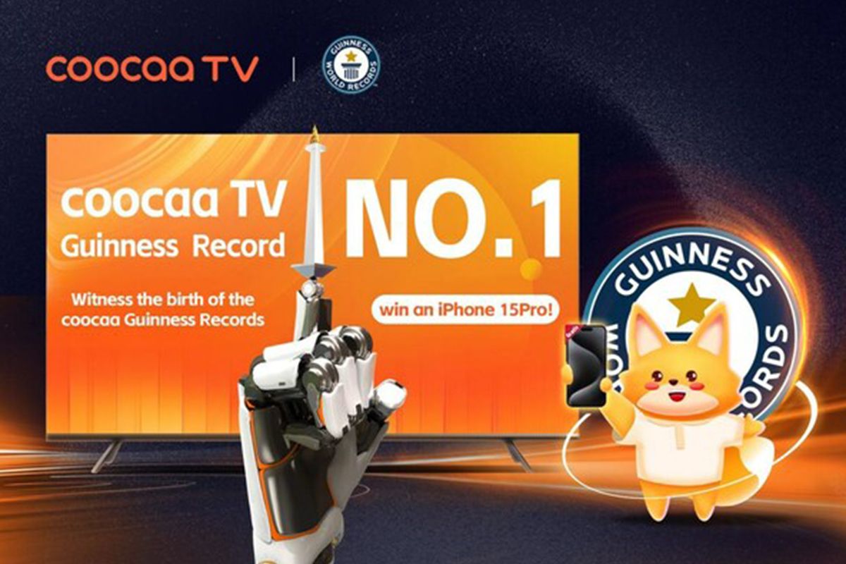Merek TV No.1 Indonesia coocaa TV Segera Buat Catatan Terbaru dalam "Guinness World Records"