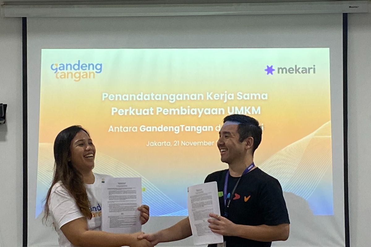 GandengTangan-Mekari tawarkan solusi pembiayaan UMKM limit Rp2 miliar