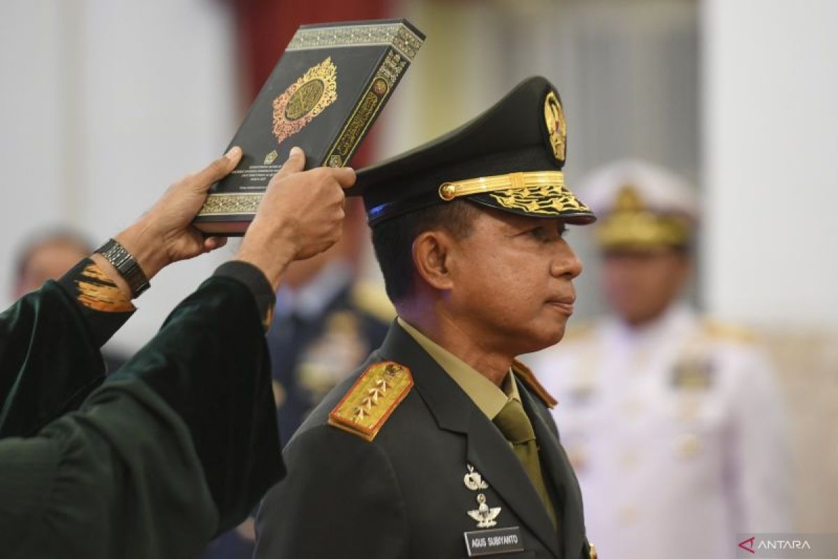 Agus Subiyanto resmi menjabat Panglima TNI