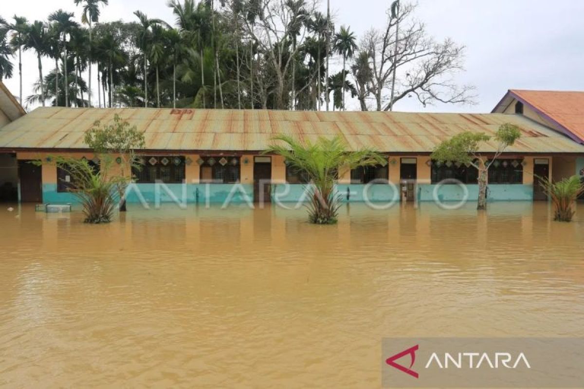 36 sekolah di Aceh Barat lumpuh akibat terendam banjir, belajar siswa terganggu