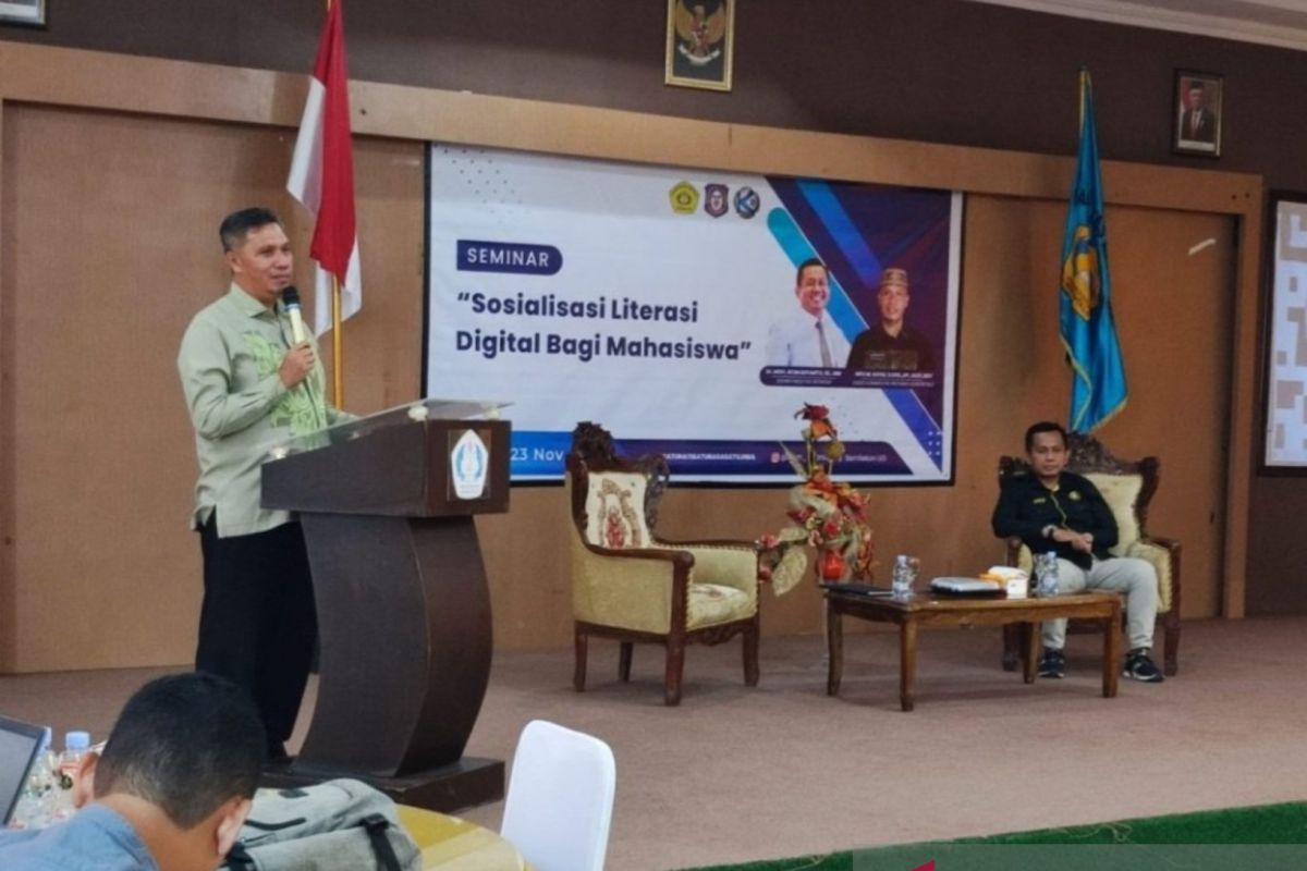 Diskominfotik sosialisasikan literasi digital di Universitas Gorontalo