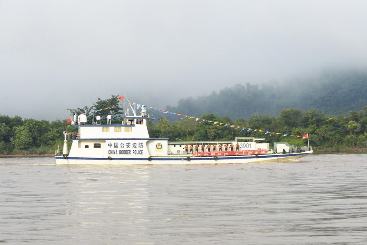 Patroli gabungan empat negara ke-135 di Sungai Mekong dimulai