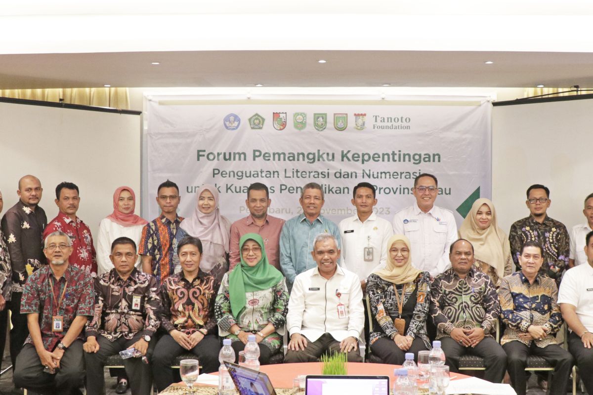 Tingkatkan literasi numerasi, Tanoto Foundation gelar pertemuan dengan stakeholder di Riau