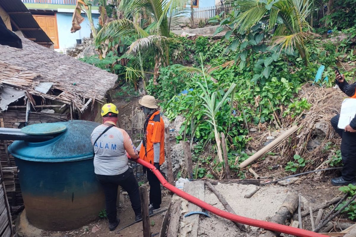 BPBD Sulteng telah salurkan sebanyak 515.000 liter air bagi warga Bangkep