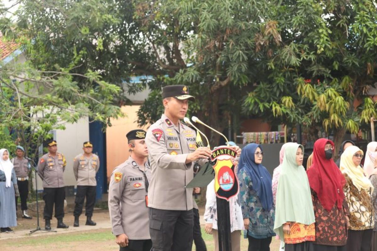 Cegah kenakalan remaja, Polda Banten berikan penyuluhan ke sekolah