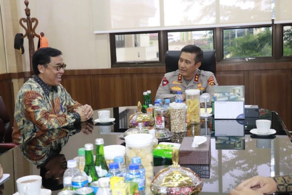 Kapolda Jambi terima kunjungan manajemen Pupuk Indonesia