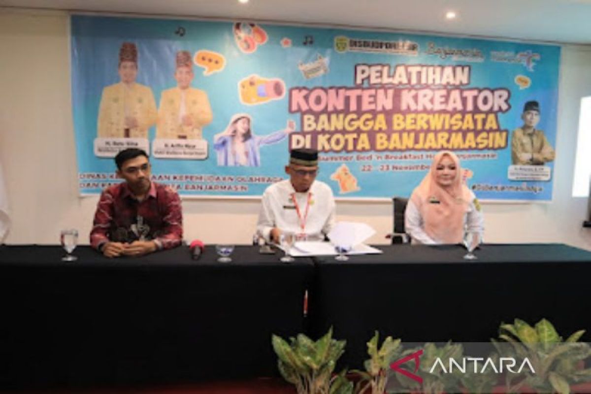 Banjarmasin gerakkan konten kreator bantu promosikan wisata