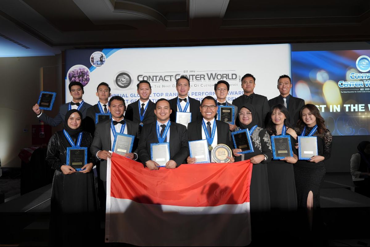 PCC 135 raih penghargaan di ajang Contact Center World Global Awards