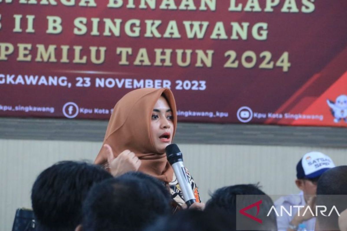 KPU Singkawang berikan pendidikan politik kepada warga Lapas