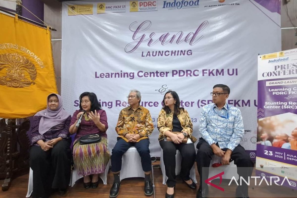UI resmikan Learning Center PDRC dan Stunting Resource Center FKM