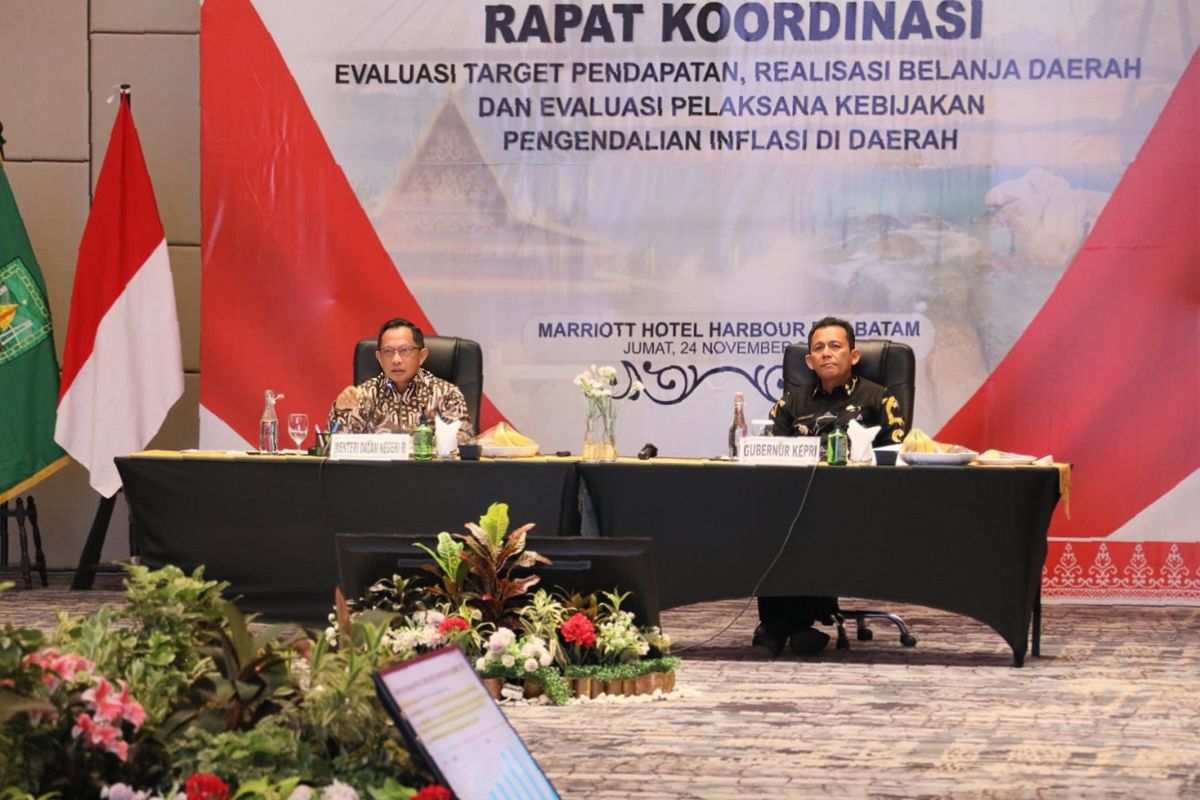 Mendagri apresiasi Kepri unggul ekonomi dan inflasi dari nasional