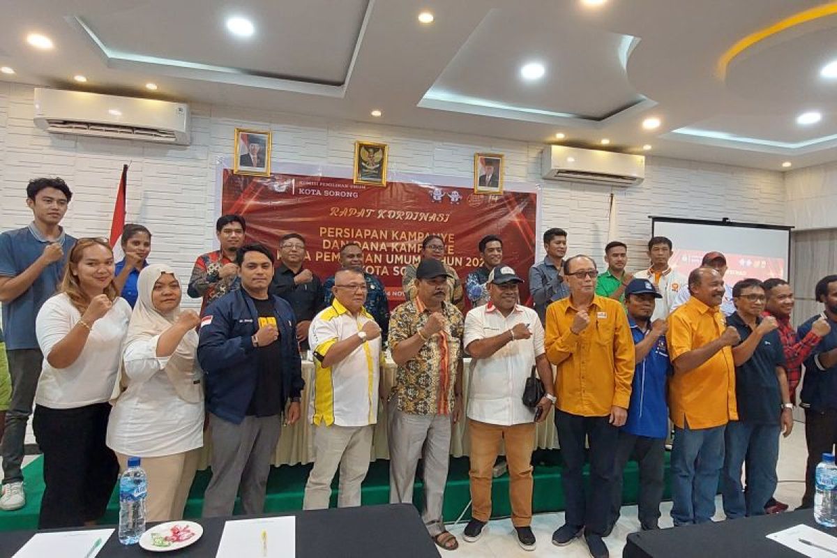 KPU Kota Sorong dan parpol bahas persiapan kampanye