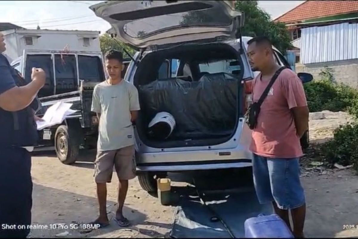 Terungkap  praktik penyelundupan pertalite di SPBU Ambon pakai tangki modifikasi