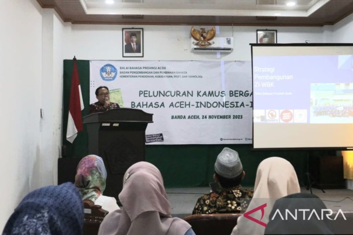 BBPA luncurkan kamus bergambar bahasa Aceh-Indonesia-Inggris