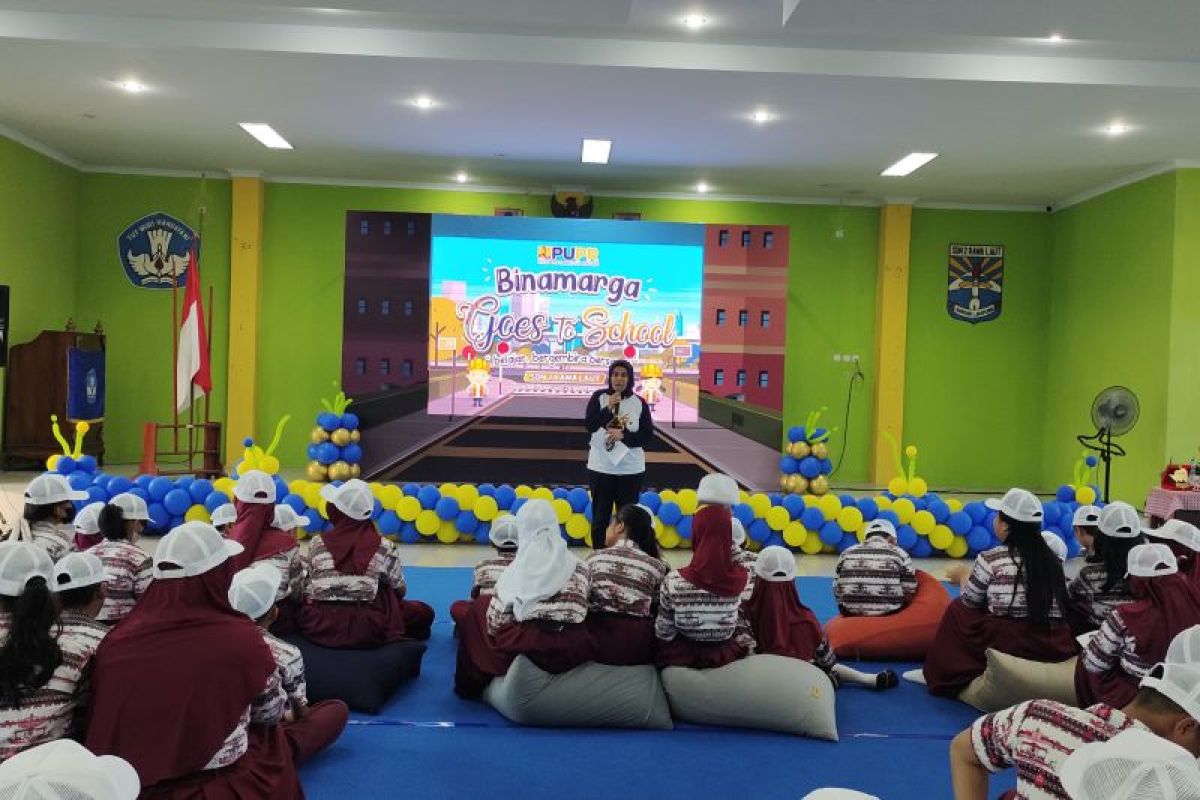 BPJN Lampung mengedukasi siswa SD cara jaga infrastruktur
