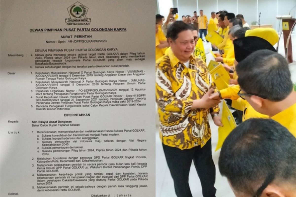 DPP Golkar usung Rasyid Assaf Dongoran sebagai bakal calon Bupati Tapsel