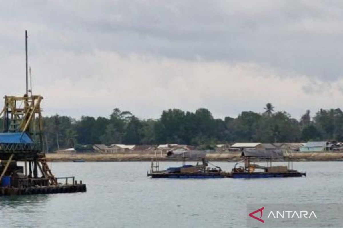 Polisi Bangka Barat tetapkan 3 tersangka tambang liar Pantai Belolaut