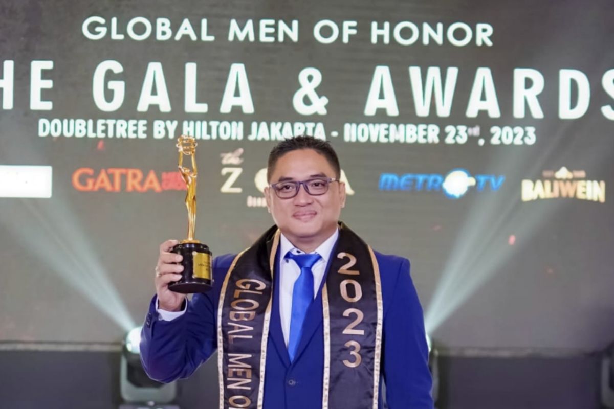 Putra Riau, Willy Lesmana Putra dapat penghargaan internasional berpredikat "Global Men of Honor"