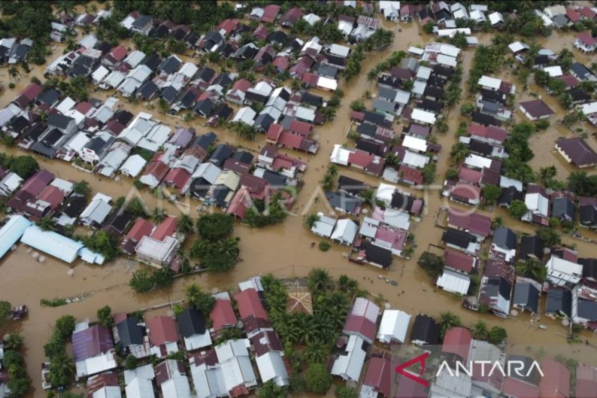 Banjir di Aceh Barat akibat perambahan hutan dan tambang ilegal makin marak