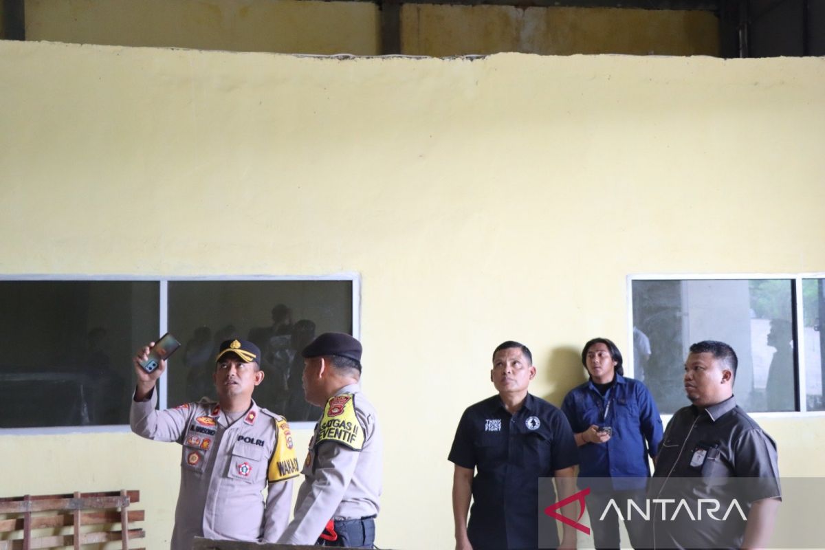 Polisi cek gudang logistik pastikan  surat suara aman di Musi Rawas