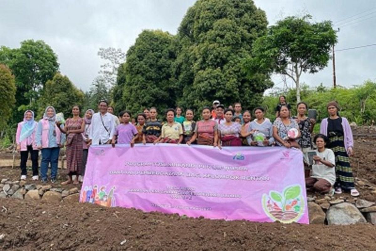 Srikandi PLN UIP Nusra salurkan bantuan pemberdayaan kelompok rentan di kawasan pengembangan PLTP Ulumbu 5-6 Poco Leok