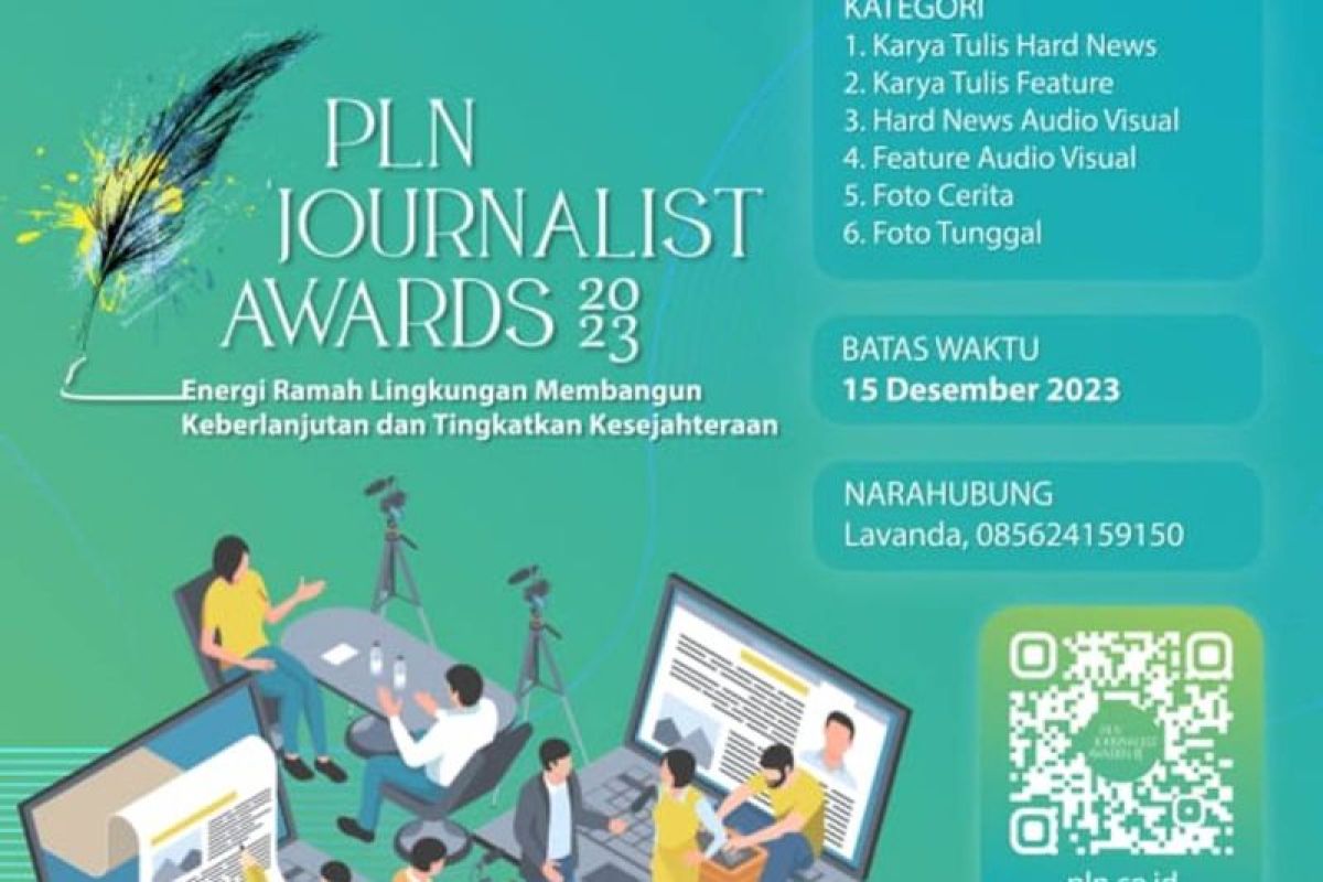 PLN Journalist Award kembali digelar, total hadiah Rp480 juta