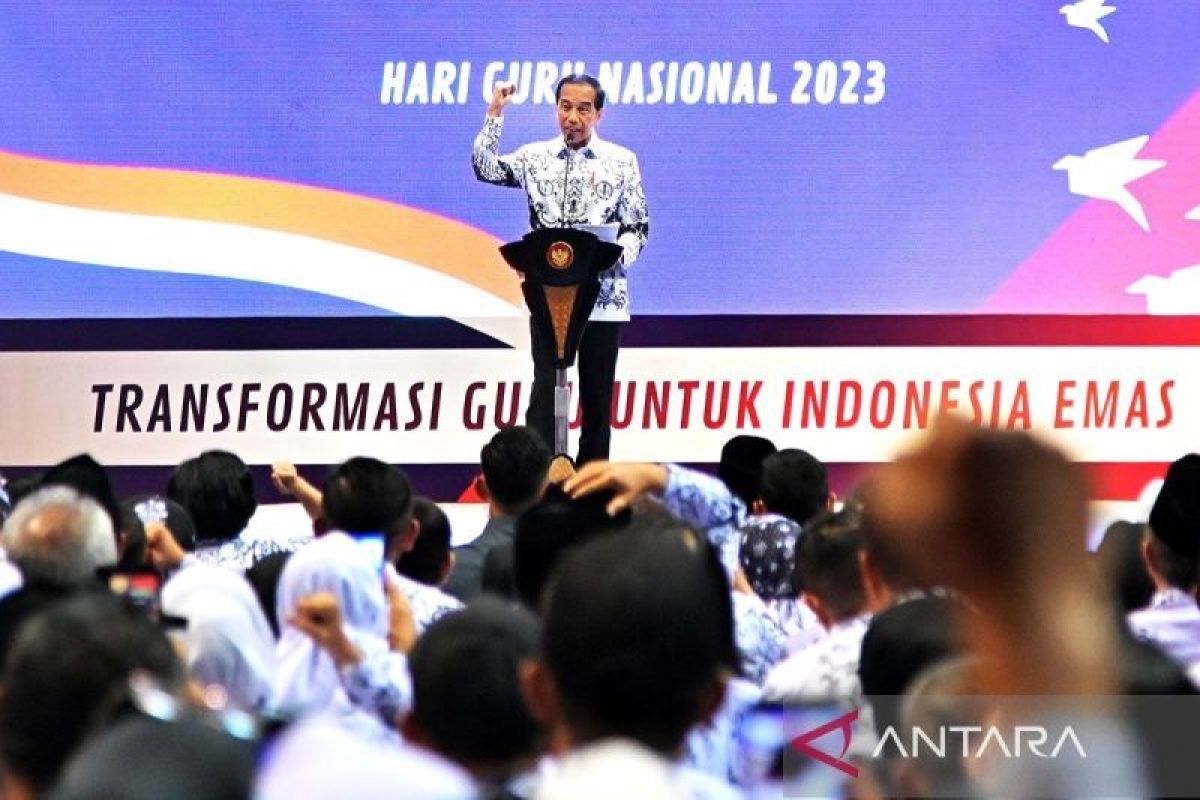 Jokowi: Saya bisa jadi Presiden karena guru
