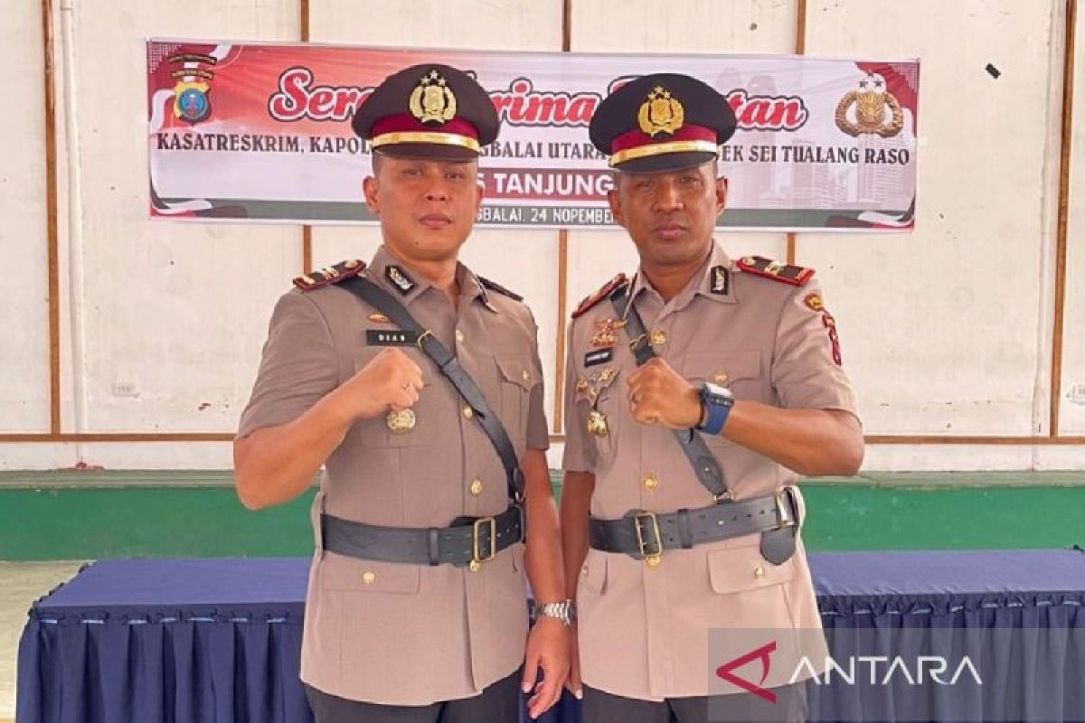 Kapolres Tanjung Balai pimpin sertijab, dua Kapolsek dikenal tegas