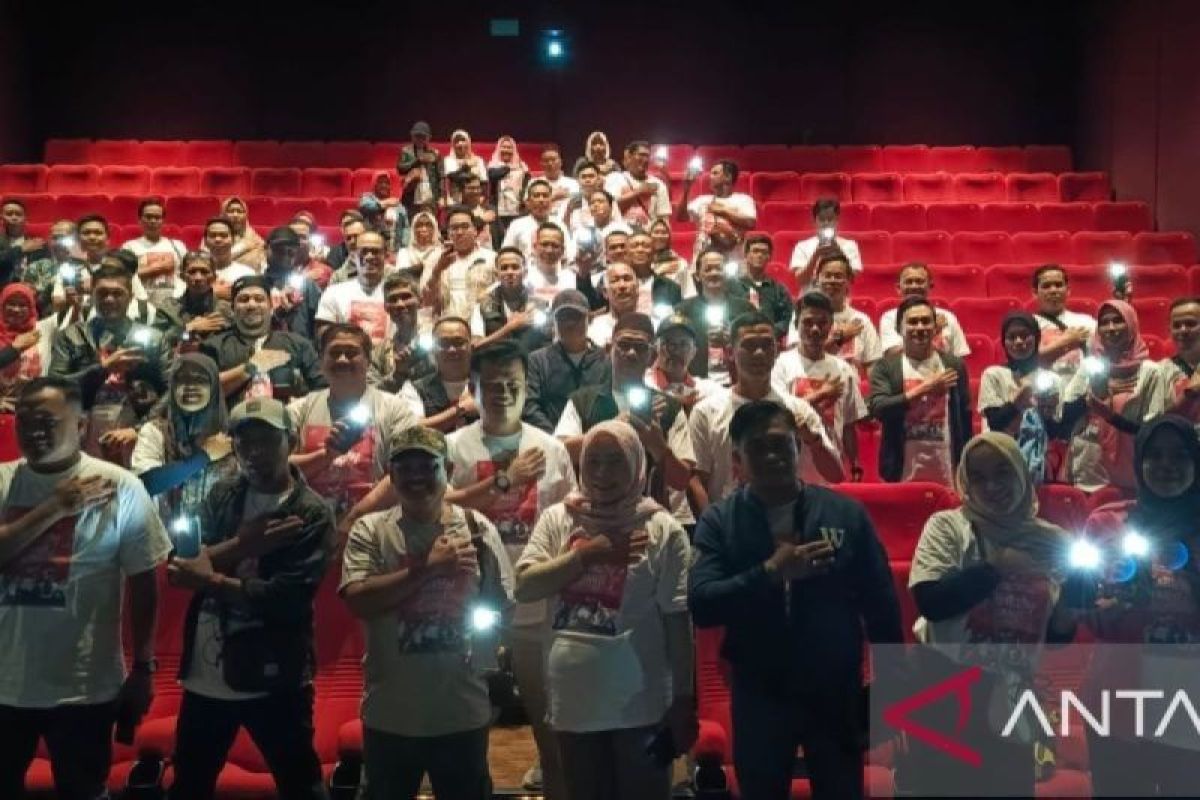 KPU Babel nonton bareng film "kejar janji" sosialisasikan tahap Pemilu 2024