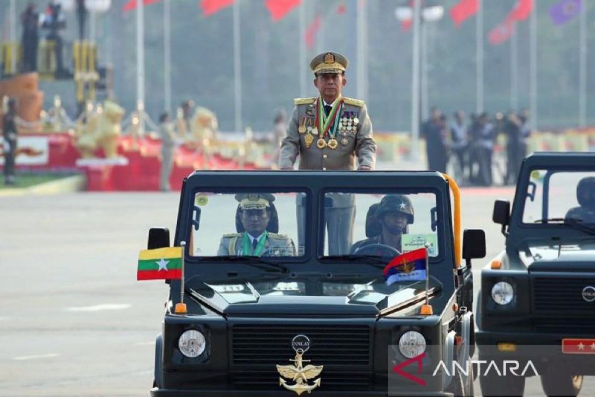 Pemimpin junta tuding ada negara sengaja perpanjang konflik Myanmar