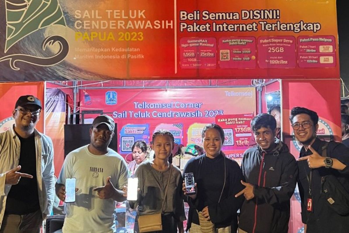 Telkomsel tingkatkan akses komunikasi digital pada ajang STC Biak