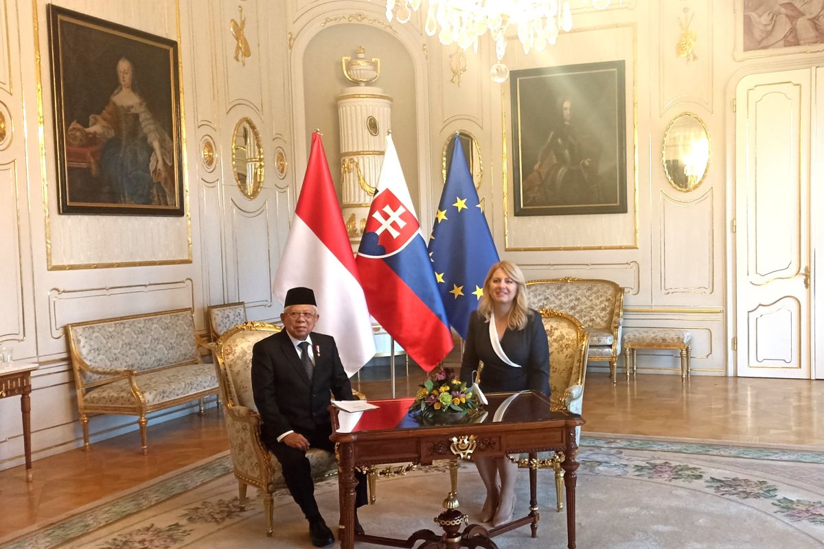 Wapres Ma'ruf bertemu Presiden Slovakia bahas soal belum adanya masjid