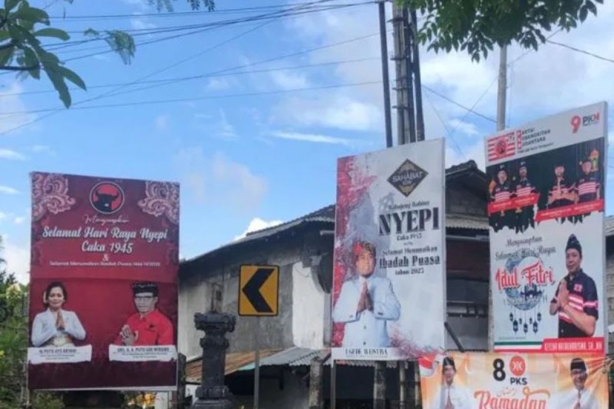 KPU Bali: Tidak ada lagi zonasi pemasangan baliho Pemilu 2024