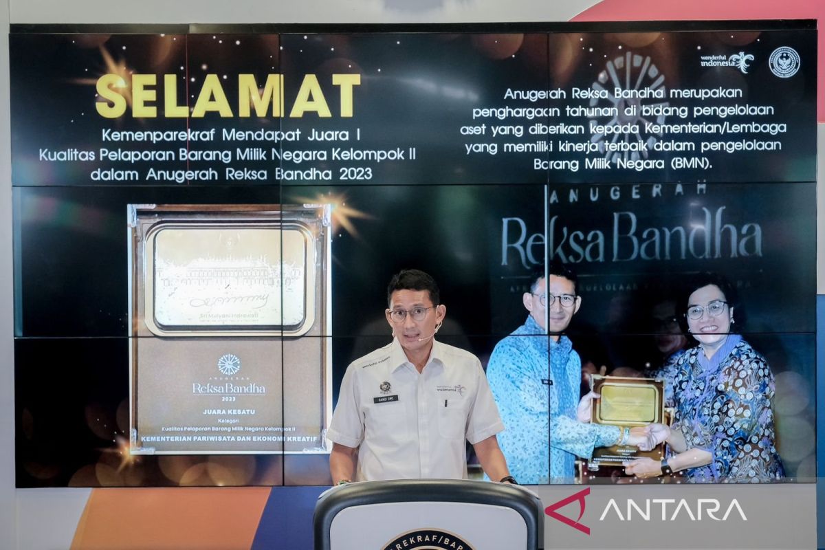 Kemenparekraf raih peringkat pertama dalam Anugerah Reksa Bandha 2023