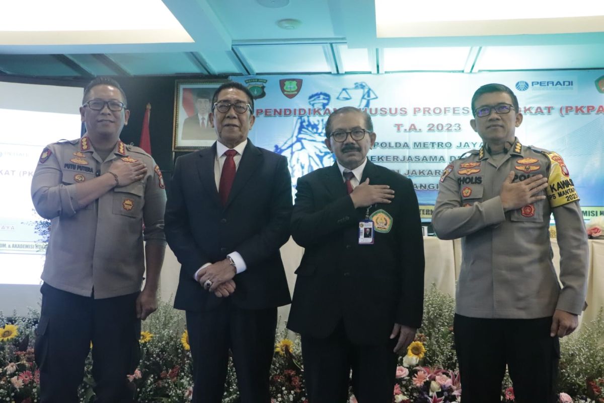 Polda Metro Jaya tingkatkan SDM melalui pendidikan profesi advokat