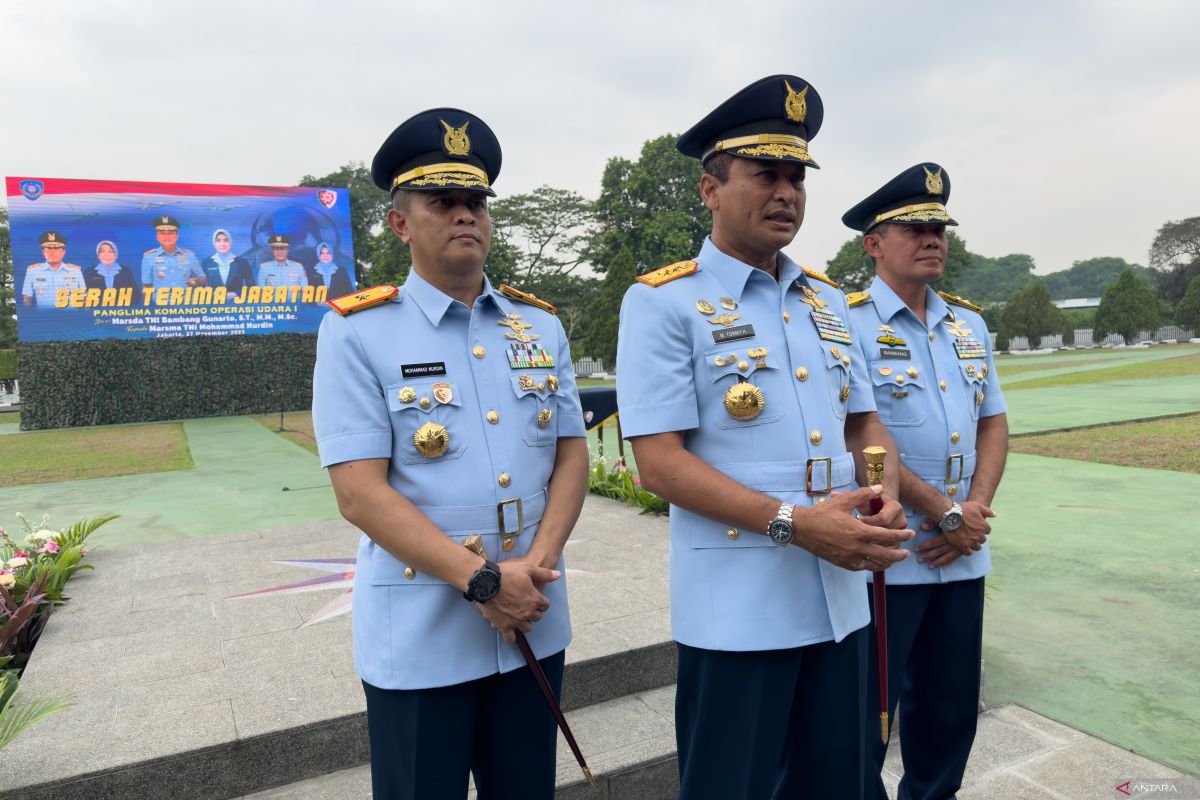 Marsdya TNI Tonny Harjono jabat KSAU gantikan Marsekal Fadjar Prasetyo.