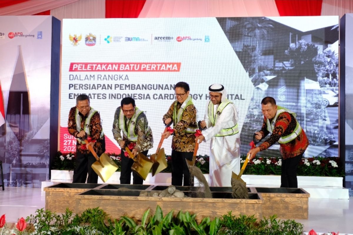 Pembangunan RS Kardiologi Emirat-Indonesia mulai dilakukan