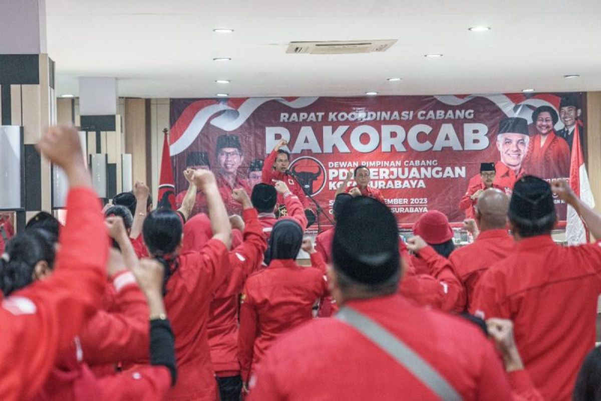 PDIP Surabaya perkuat caleg untuk menangkan Ganjar-Mahfud