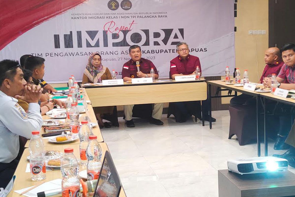 Imigrasi perkuat kolaborasi pengawasan orang asing di Kapuas