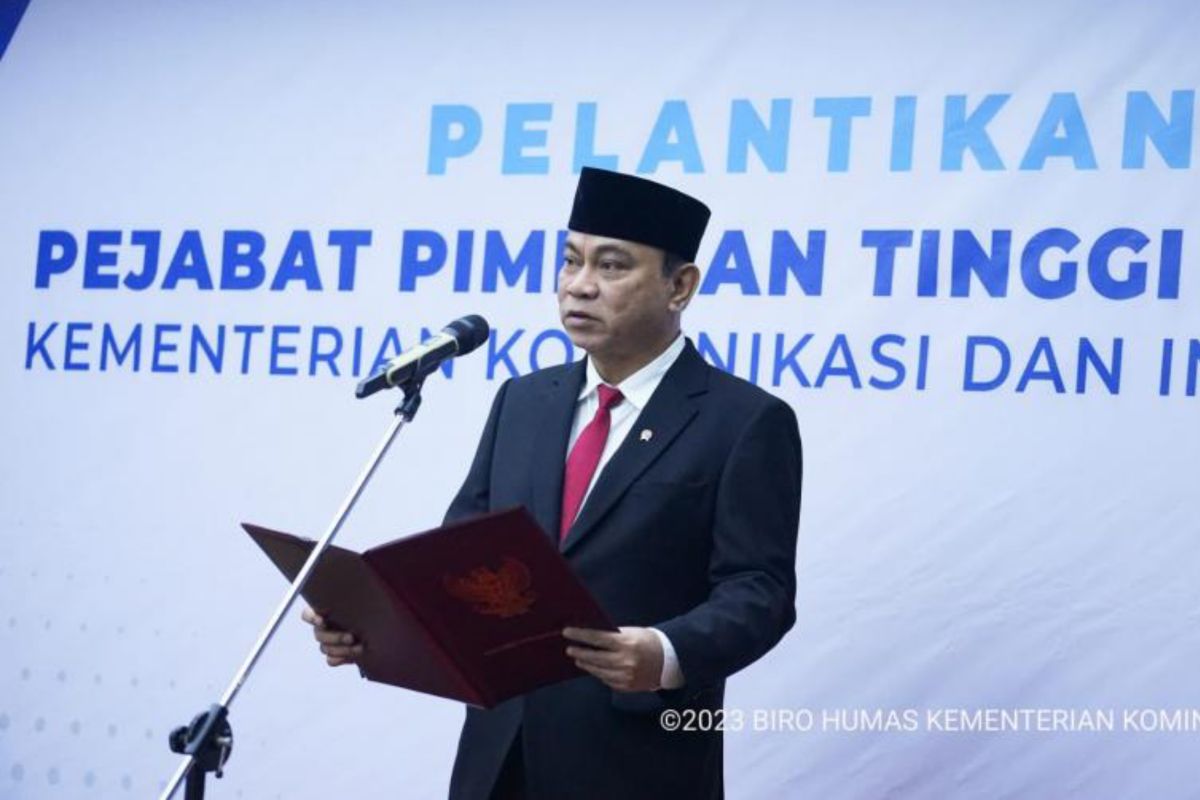 Menkominfo minta satuan kerja fokus wujudkan Indonesia Emas 2045