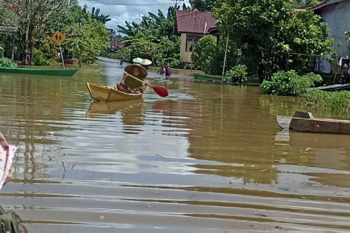 Banjir di Kapuas Hulu, satu warga Jongkong Manday hilang tenggelam