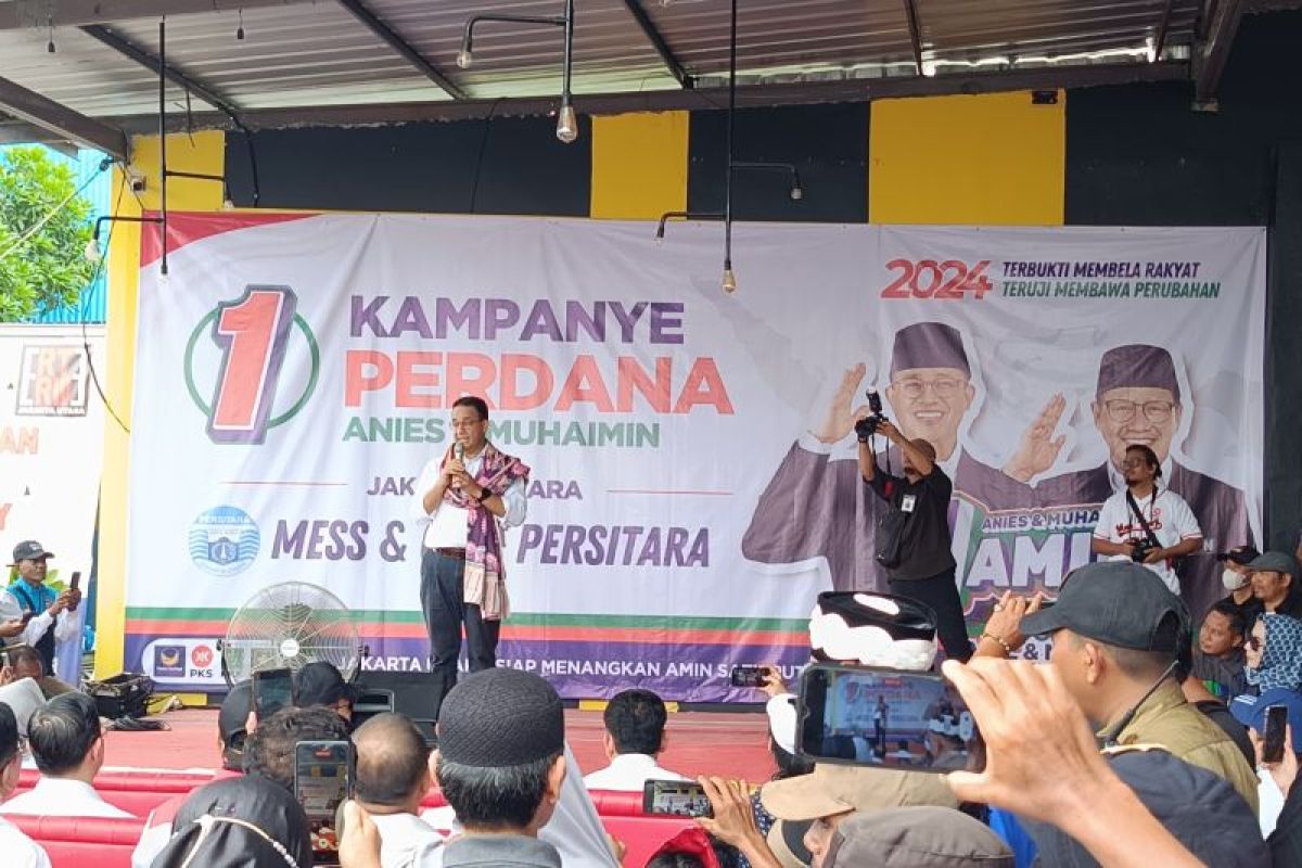 Anies sebut selendang pemberian warga jadi simbol untuk menggendong harapan