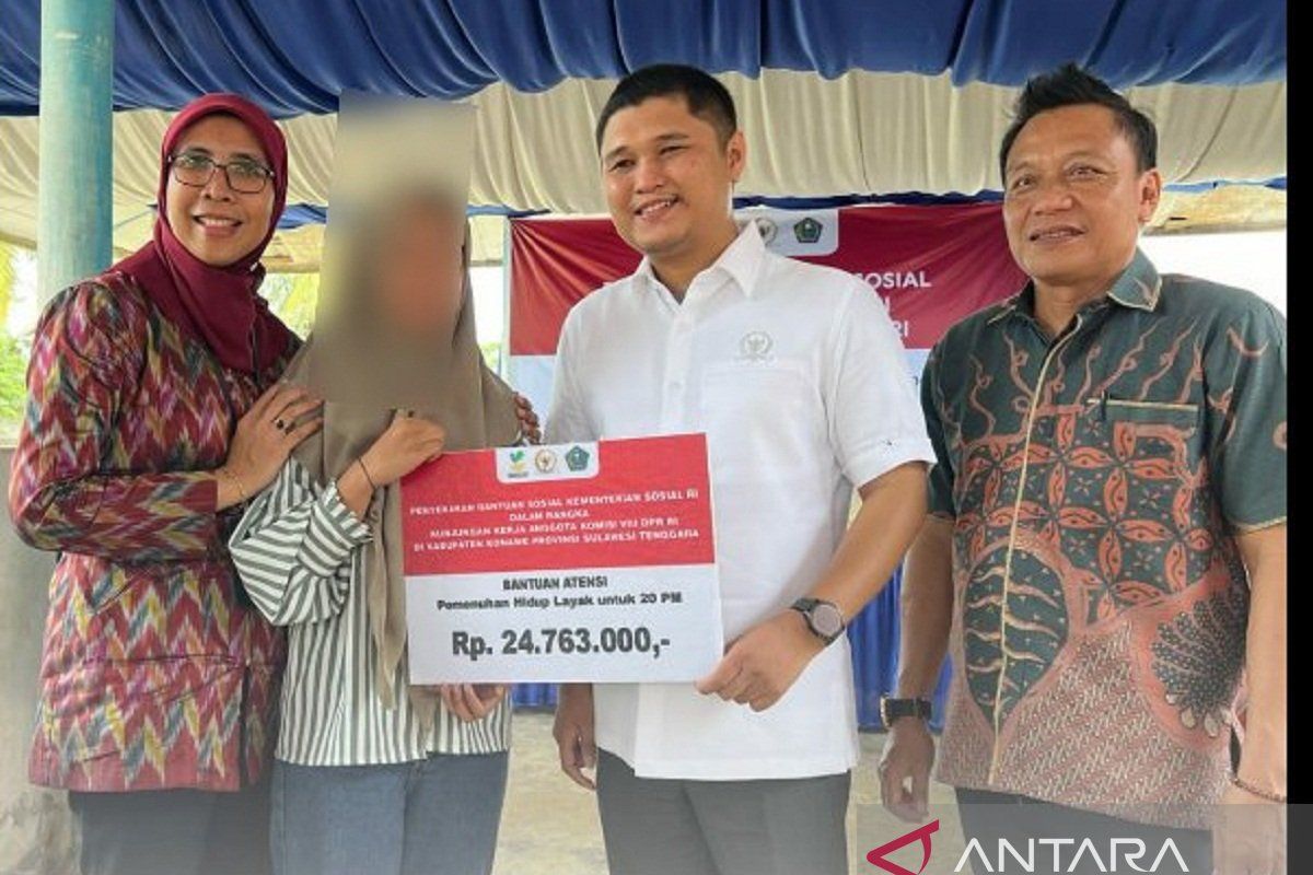 Kementerian Sosial RI bantu Rp100 miliar bagi PPKS dua kabupaten kota di Sultra