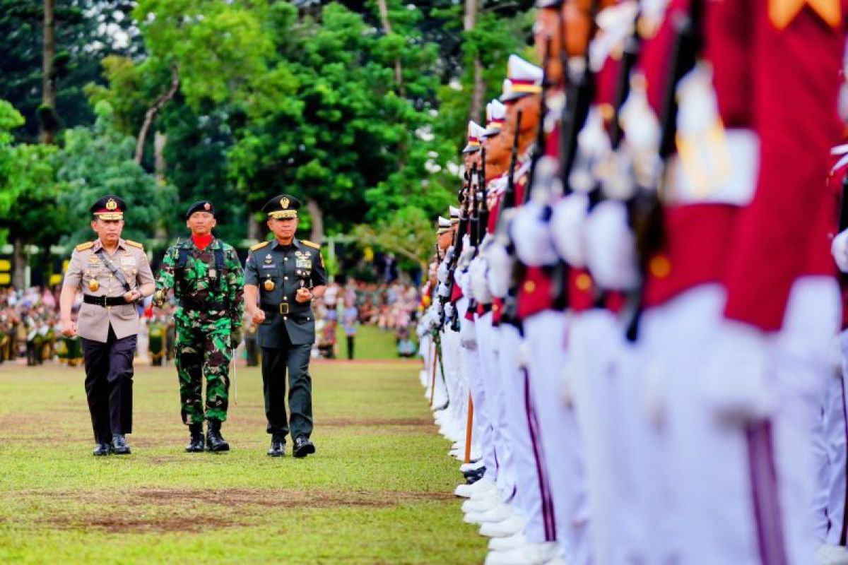 Kapolri ingatkan prajurit TNI/Polri menjadi pemimpin yang berkarakter