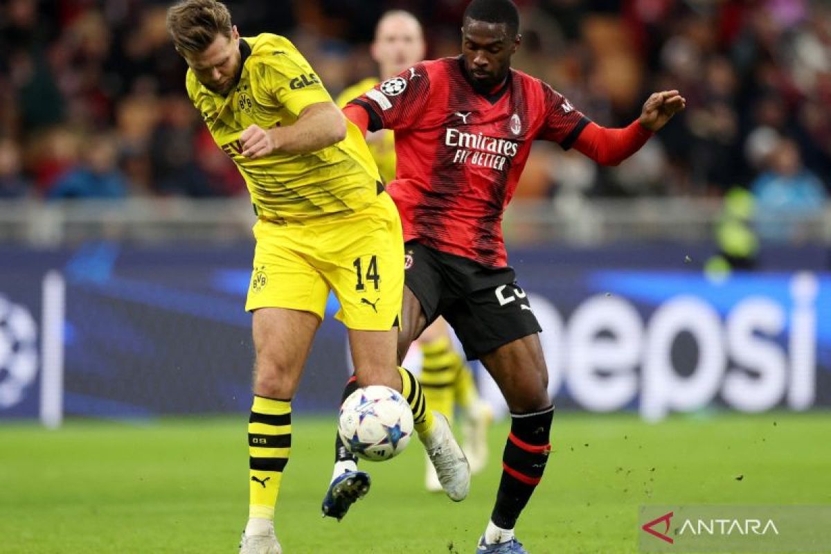 Borussia Dortmund bungkam AC Milan 3-1 di grup F Liga Champions