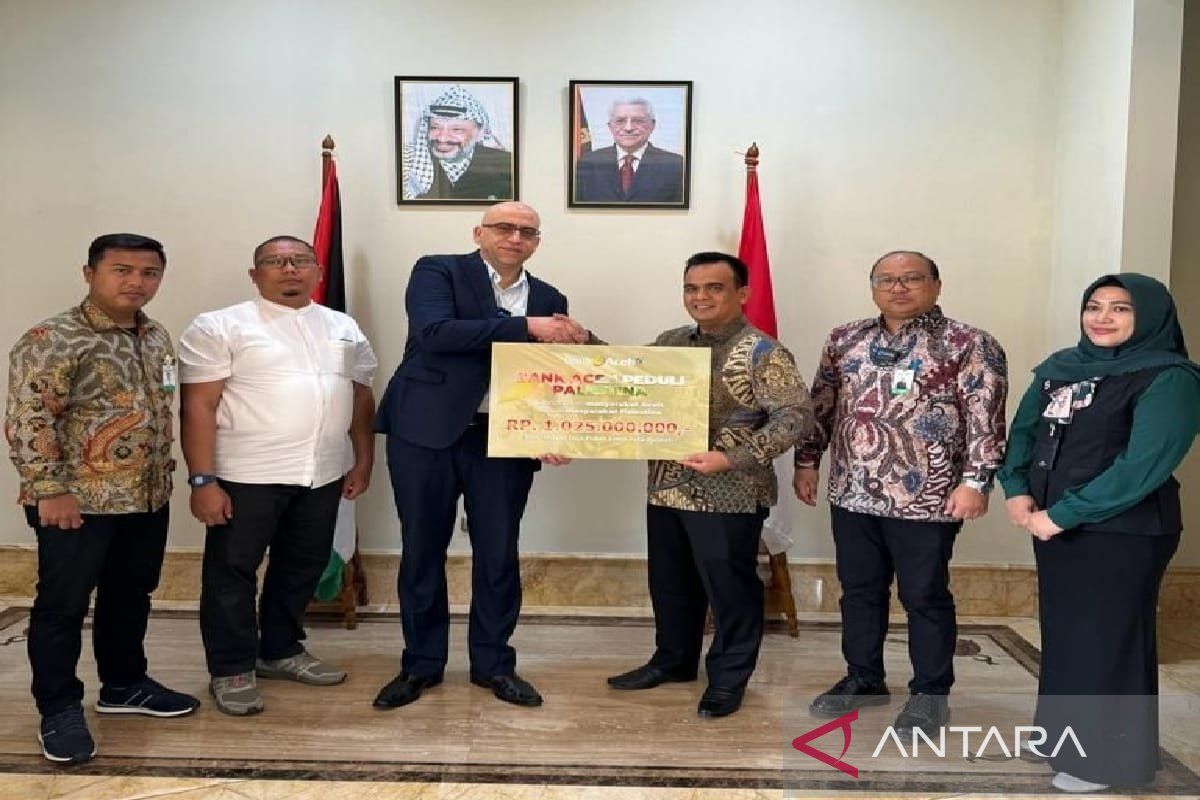 Bank Aceh serahkan donasi Rp1 miliar untuk Palestina melalui Mer-C Indonesia